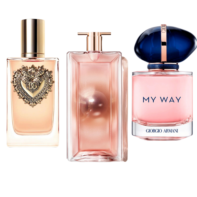 Paket mit 3 Düften: Dolce & Gabbana Devotion, My Way Giorgio Armani, Lancôme Idôle (Eau de Parfum)