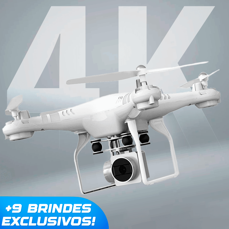 Drone Profissional com Câmera 4K FullHD GPS Wifi (+ BRINDES)