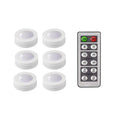 Kit Luminária Led - Sem Fio - Spot de Led a Pilha com Controle Remoto